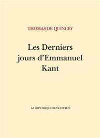 Les derniers jours d'Emmanuel Kant