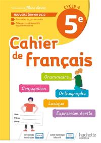 Cahier de français 5e, cycle 4