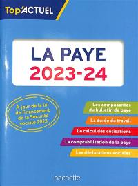 La paye : 2023-2024