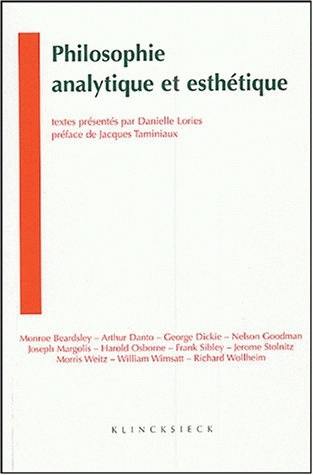 Philosophie analytique et esthétique