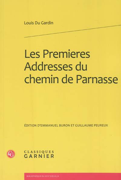 Les premieres Addresses du chemin de Parnasse