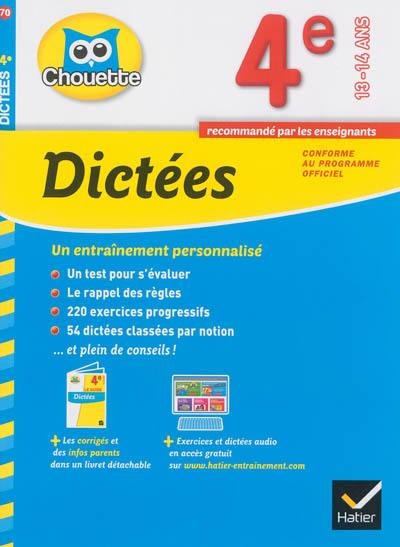 Dictées 4e, 13-14 ans