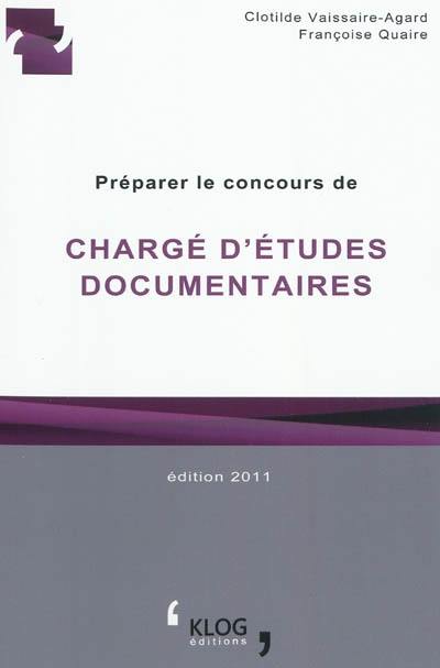 Préparer le concours de chargé d'études documentaires