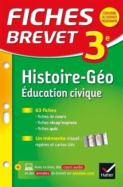 Histoire géographie, éducation civique 3e