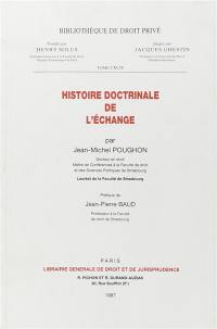 Histoire doctrinale de l'échange