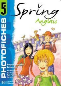 Spring, anglais 6e : photofiches