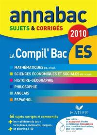 La compil' bac ES, enseignement obilgatoire et de spécialité