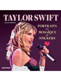 Taylor Swift : portraits en mosaïque de stickers : non officiel