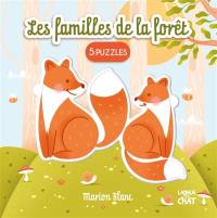 Mes puzzles câlins : Les familles de la forêt