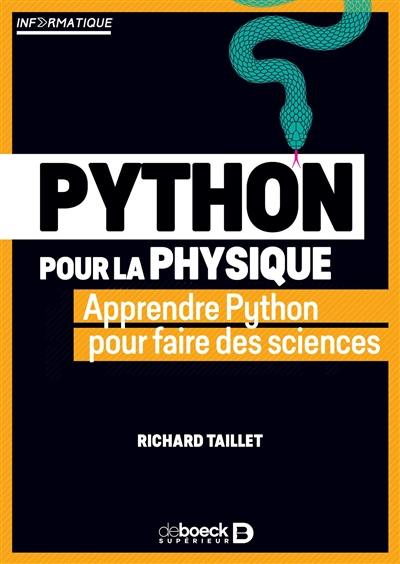 Python pour la physique : calcul, graphisme, simulation