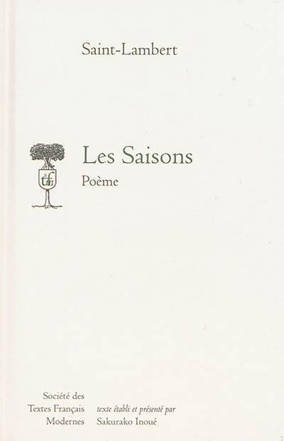 Les saisons : poème