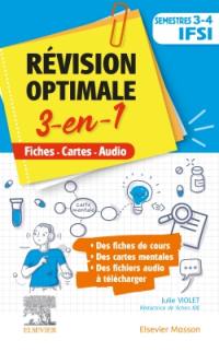 Révision optimale 3-en-1 : semestres 3-4 IFSI : fiches, cartes, audio