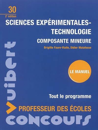 Sciences expérimentales, technologie : composante mineure