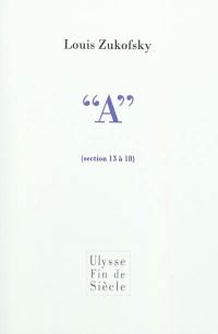 A. Sections 13 à 18