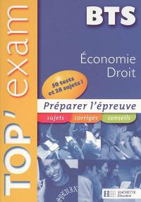 Economie droit, BTS