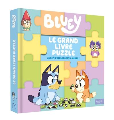 Bluey : le grand livre puzzle : avec 4 puzzles recto-verso !