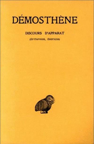 Discours d'apparat : Epitaphios, Eroticos