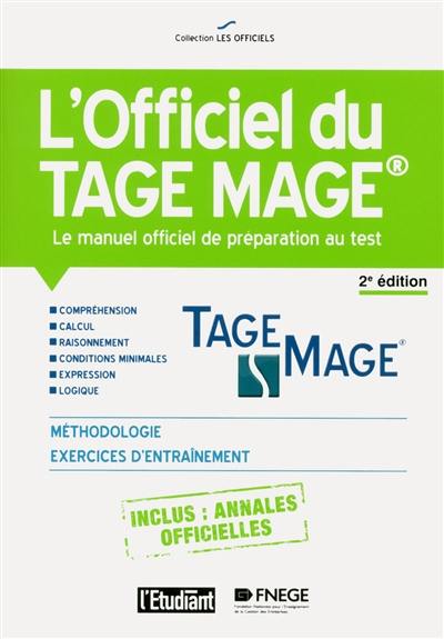 L'officiel du Tage Mage : le manuel officiel de préparation au test