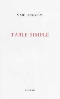 Table simple