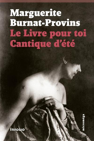 Le livre pour toi. Cantique d'été