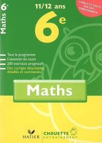 Mathématiques 6e, 11-12 ans