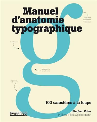 Manuel d'anatomie typographique