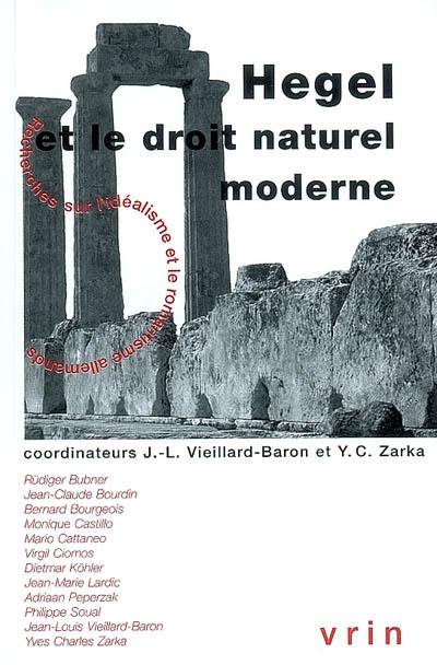 Hegel et le droit naturel moderne