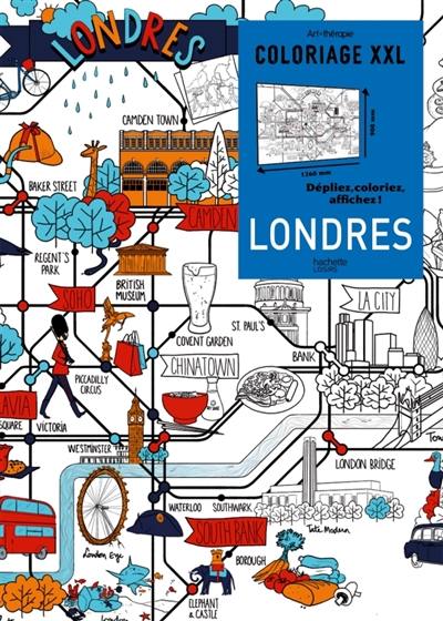 Londres : coloriage XXL