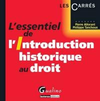 L'essentiel de l'introduction historique au droit