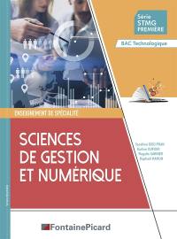 Sciences de gestion et numérique, série STMG première, bac technologique : enseignement de spécialité