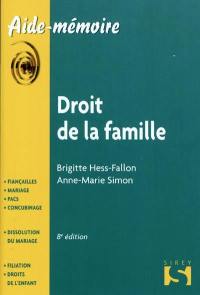 Droit de la famille