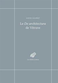 Le De architectura de Vitruve