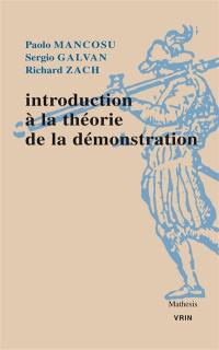 Introduction à la théorie de la démonstration : élimination des coupures, normalisation et preuves de cohérence