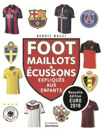 Foot : maillots & écussons expliqués aux enfants