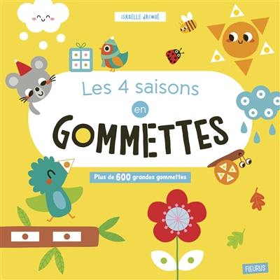 Les 4 saisons en gommettes : plus de 600 grandes gommettes