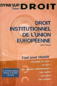 Droit institutionnel de l'Union européenne