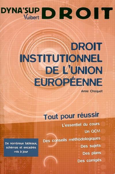 Droit institutionnel de l'Union européenne