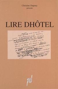 Lire Dhôtel