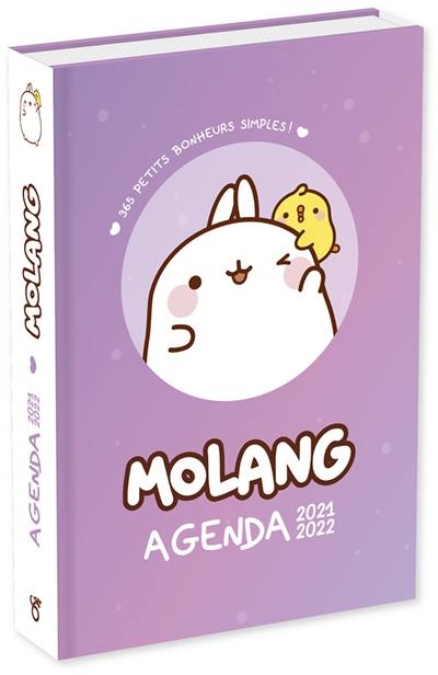 Molang : agenda 2021-2022 : 365 petits bonheurs simples !