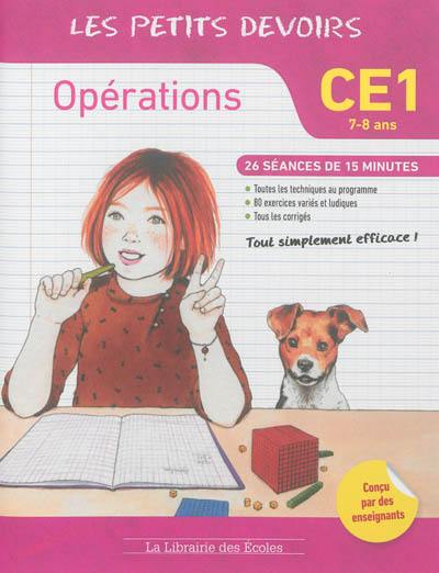 Opérations CE1, 7-8 ans : 26 séances de 15 minutes