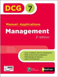 Management, DCG épreuve 7 : manuel & applications : 2024