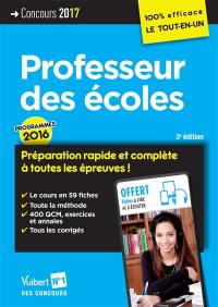 Professeur des écoles : concours 2017 : programmes 2016