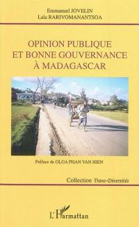 Opinion publique et bonne gouvernance à Madagascar