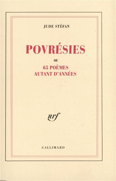 Povrésies : ou 65 poèmes autant d'années