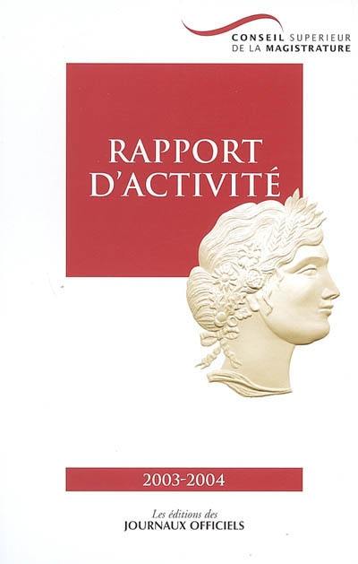 Rapport d'activité 2003-2004