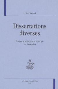 Dissertations diverses