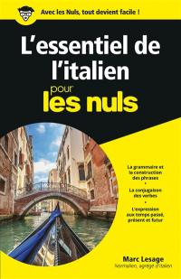 Essentiel de l'italien pour les nuls