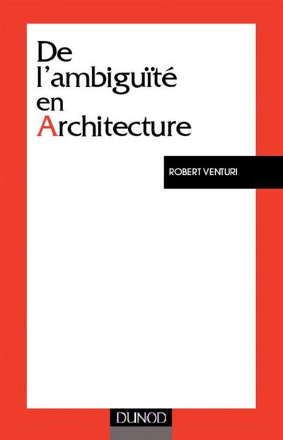 De l'ambiguïté en architecture