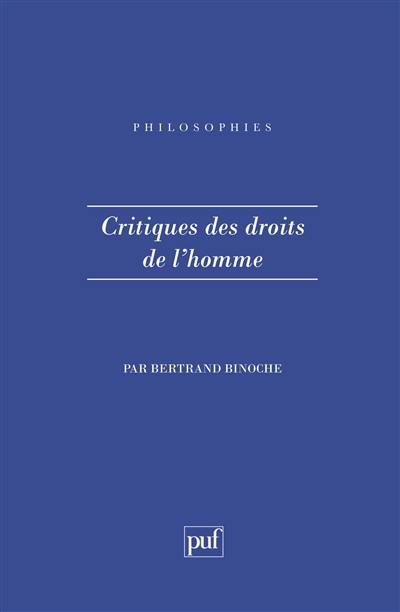 Critiques des droits de l'homme