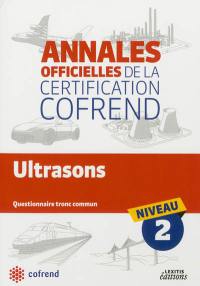 Ultrasons : questionnaire tronc commun niveau 2